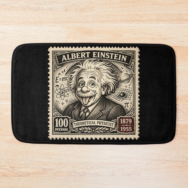 Item preview, Vintage Genius Scientist Stamp designed and sold by TheMarketplaceworld.