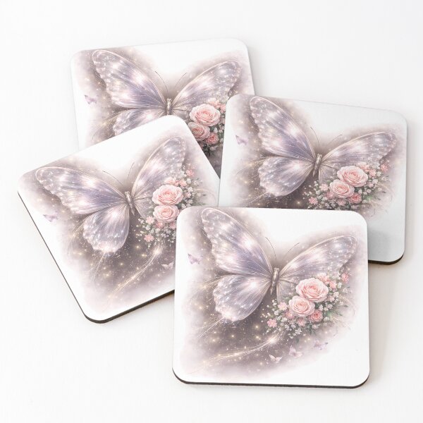 Item preview, soft purple lavender butterfly and flowers designs designed and sold by GiaGlow.