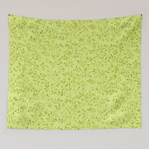 Item preview, Green Twiggy Vines - Botanical Vine Pattern designed and sold by The Artful Vagabond.