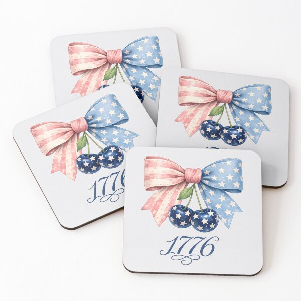 Item preview, 1776-2026 Patriotic Coquette Bow Independence Day designed and sold by MyLifeStyleShop.
