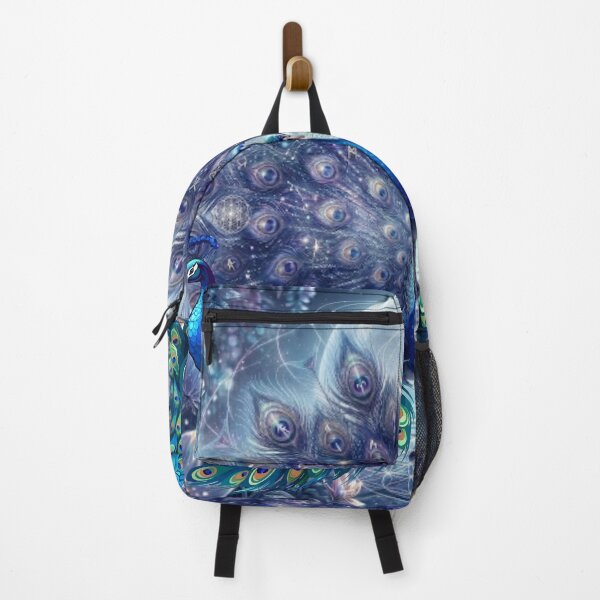 Item preview, Celestial Peacock Trio - Magical Holographic Fantasy Art designed and sold by EnlightArt.