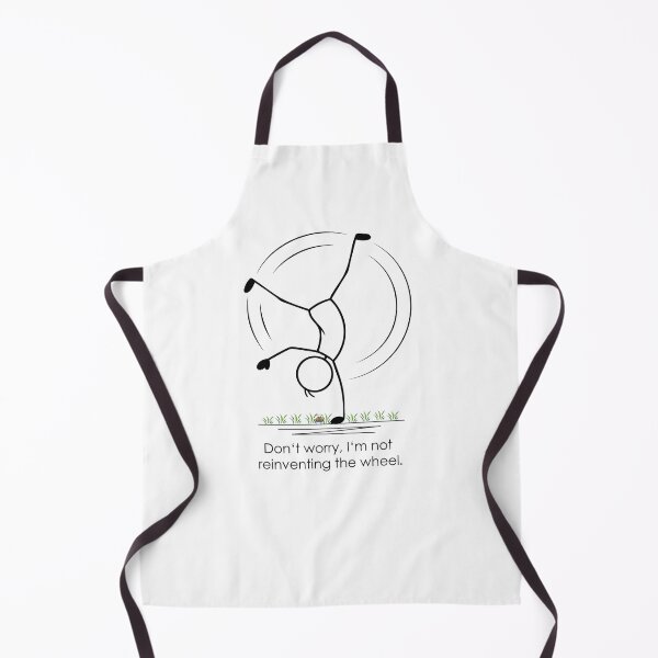 Item preview, Handstand in the Wheel – clever minimalist line art designed and sold by Herzbaumatelier.
