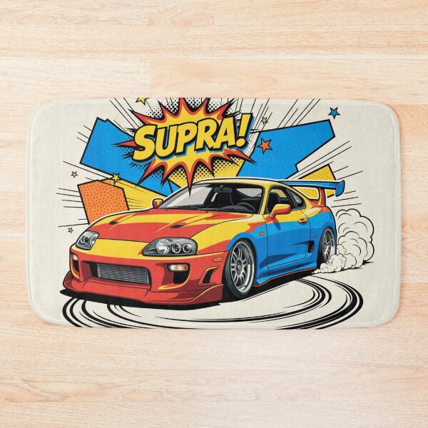Item preview, Toyota Supra Pop Art Drift – JDM Comic Style Design designed and sold by GT Garage.