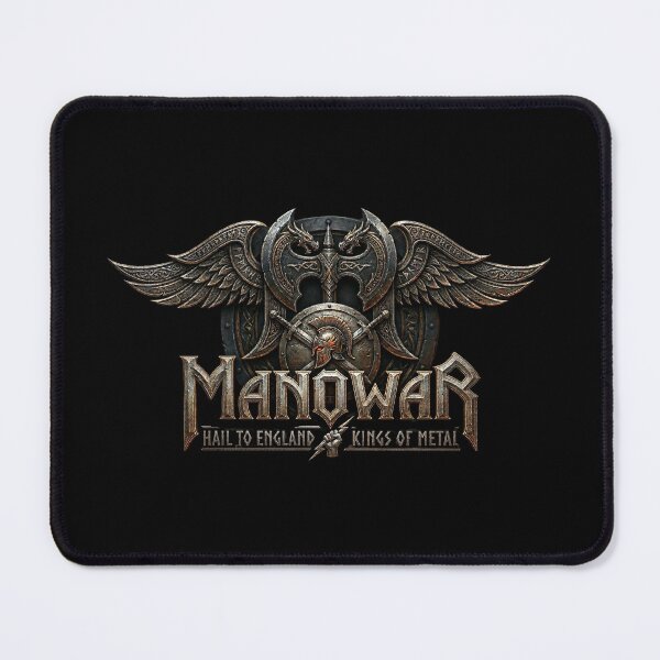 Item preview, Manowar Kings of Metal - Epic Warrior Shield Logo designed and sold by cousinshop.