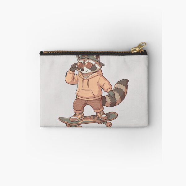 Item preview, Retro Raccoon Skater designed and sold by Lau's Studio.