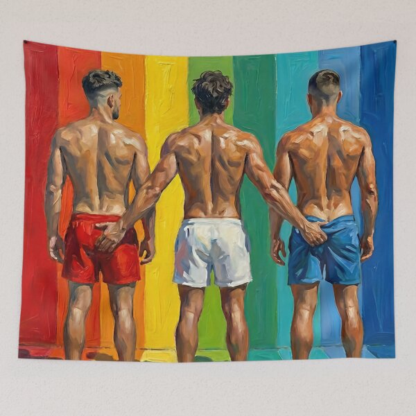 Item preview, The man in the center designed and sold by mark ashkenazi.