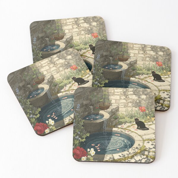 Item preview, Water in Bloom – Cozy Spring Fountain designed and sold by JLCableStudio.