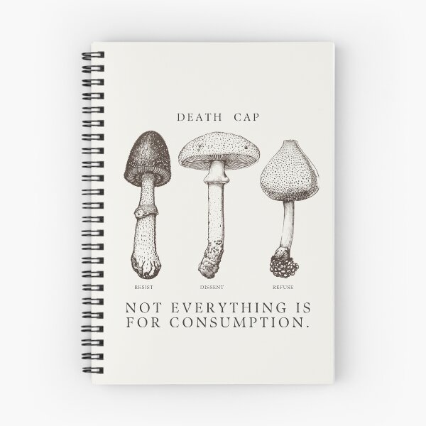 Item preview, Dangerous Mushroom Dark Cottagecore Aesthetic - Not Everything Is For Consumption designed and sold by Mysticgroovegoods.