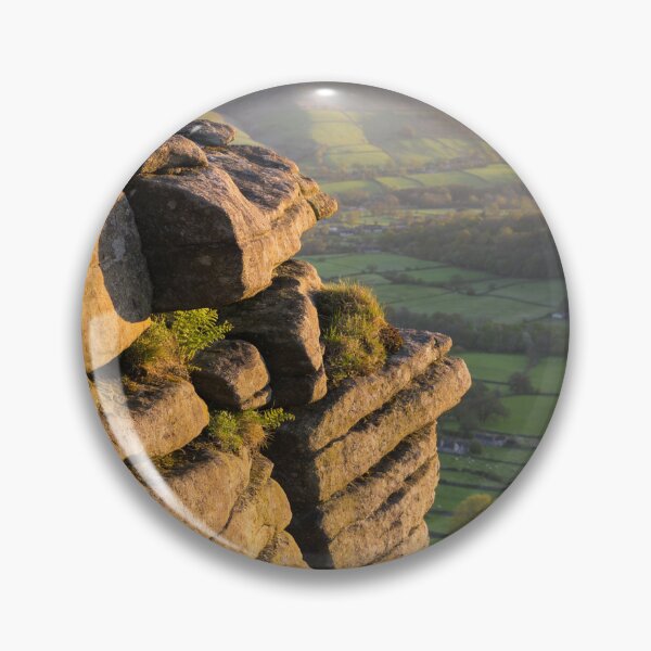 Item preview, Stanage Edge Peak District Landscape – Realistic British Countryside designed and sold by QuietCanvasArtworks.