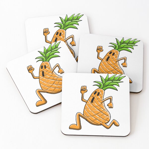 Item preview, Funny Dancing Pineapple Cartoon Character designed and sold by mikemike33.