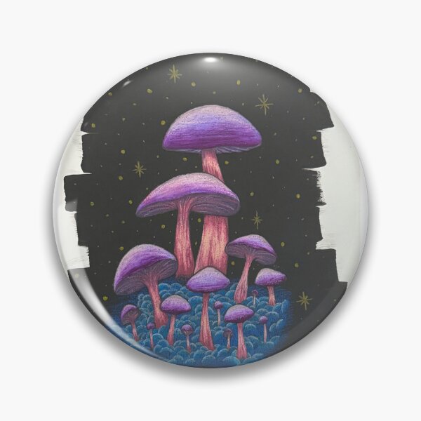 Item preview, galaxy mushrooms designed and sold by K's Canvases.