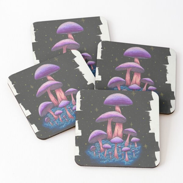 Item preview, galaxy mushrooms designed and sold by K's Canvases.