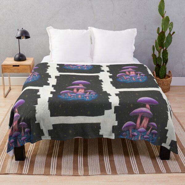 Item preview, galaxy mushrooms designed and sold by K's Canvases.