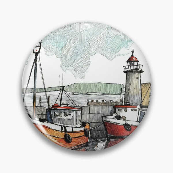 Artikelvorschau, Lighthouse and fishing boats entworfen und verkauft von sid1802.