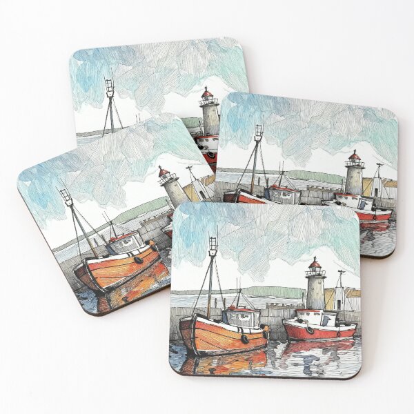 Artikelvorschau, Lighthouse and fishing boats entworfen und verkauft von sid1802.
