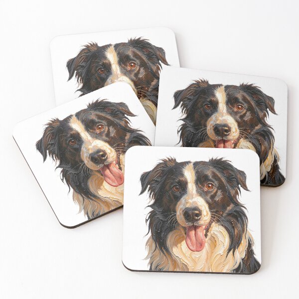Item preview, Oil Painting Portrait Border Collie designed and sold by LittleAlfa.