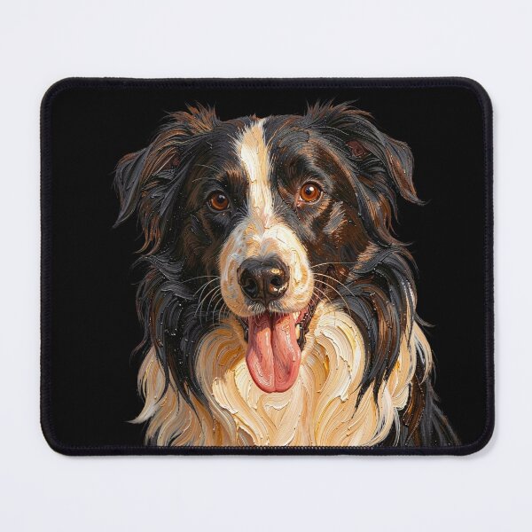 Item preview, Oil Painting Portrait Border Collie designed and sold by LittleAlfa.