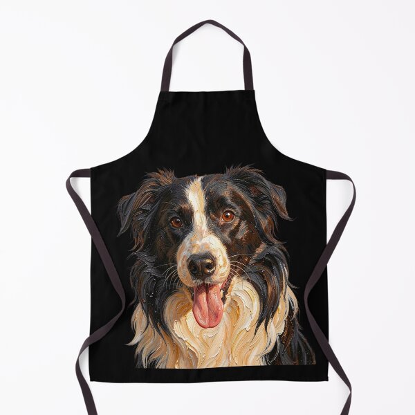 Artikelvorschau, Ölgemälde-Porträt eines Border Collies entworfen und verkauft von LittleAlfa.