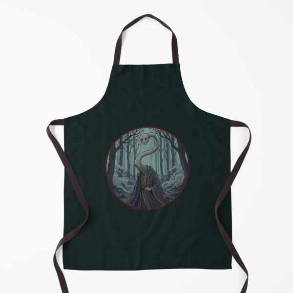 Item preview, Creepy Yokai Forest Spirit – Japanese Horror Minimal Circle Design designed and sold by LavinyArt.