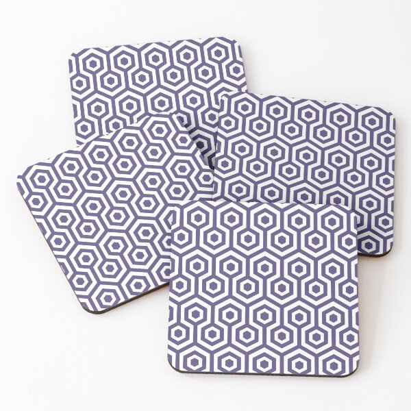 Item preview, Purple And White Geometric designed and sold by The Artful Vagabond.