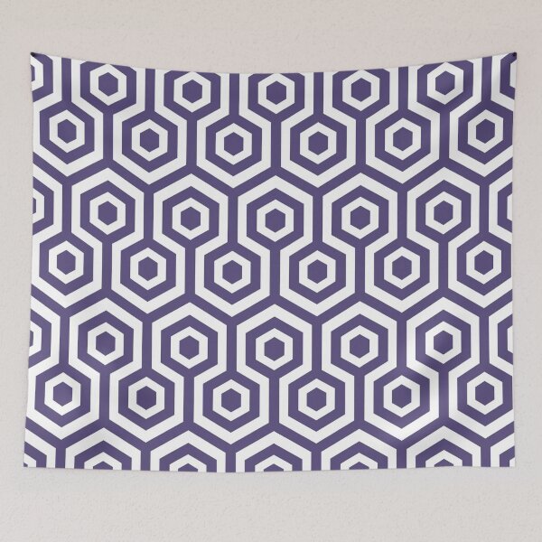Item preview, Purple And White Geometric designed and sold by The Artful Vagabond.