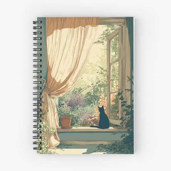 Item preview, Where Spring Enters – Cozy Open Window designed and sold by JLCableStudio.