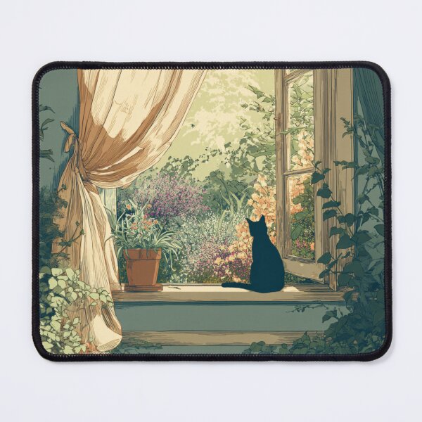 Item preview, Where Spring Enters – Cozy Open Window designed and sold by JLCableStudio.