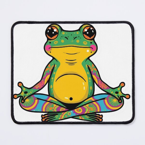 Item preview, Yoga frog  designed and sold by PeacockShop2.