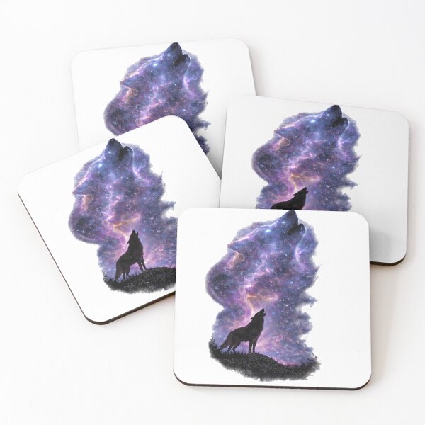 Item preview, Cosmic Spirit Wolf - Galaxy Fantasy designed and sold by ClutchCassidyTees.