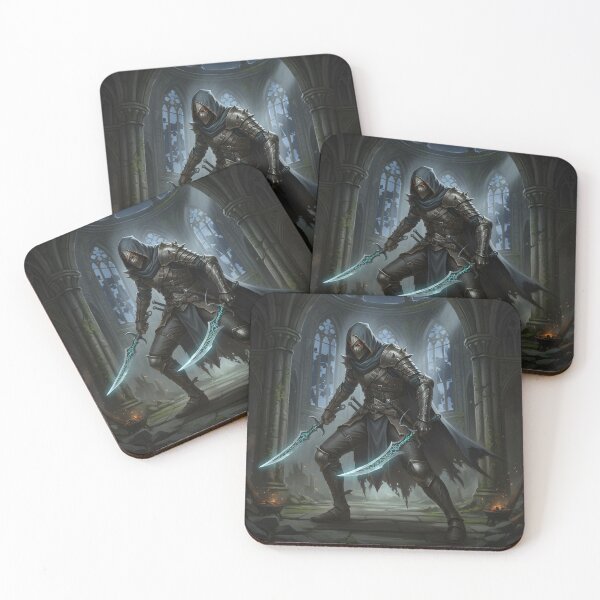 Item preview, Dark Fantasy Dual Wield Assassin Knight designed and sold by OooWeeArt.