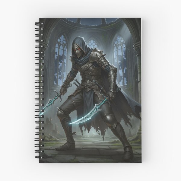 Item preview, Dark Fantasy Dual Wield Assassin Knight designed and sold by OooWeeArt.