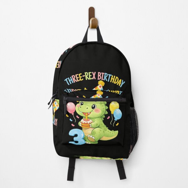 Item preview, Cute Watercolor Three-Rex Dinosaur 3rd Birthday funny Dinosaur party - Age 3 Boy Girl designed and sold by Adventure paradise ⭐⭐⭐⭐⭐.