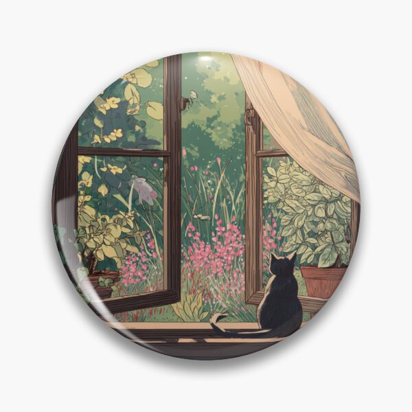 Item preview, Where Spring Enters – Cozy Open Window designed and sold by JLCableStudio.