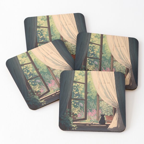 Item preview, Where Spring Enters – Cozy Open Window designed and sold by JLCableStudio.