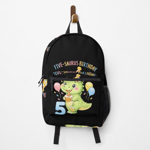 Item preview, Cute Watercolor Five-Saurus Dinosaur 5th Birthday Dinosaur party - Age 5 Boy Girl designed and sold by Adventure paradise ⭐⭐⭐⭐⭐.