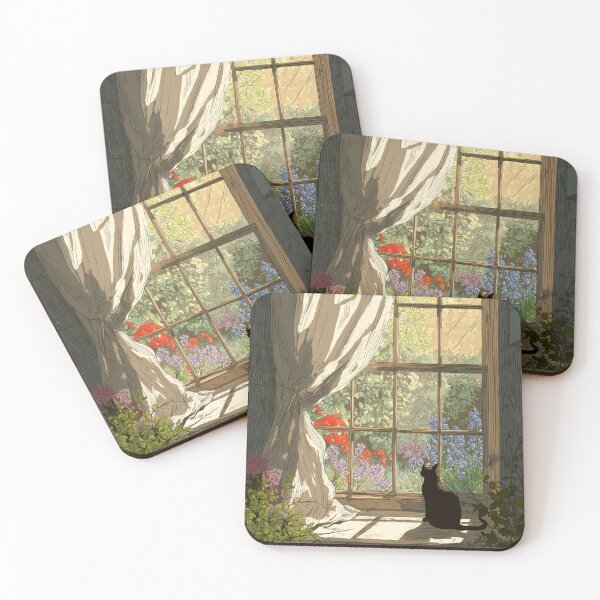 Item preview, Where Spring Enters – Cozy Open Window designed and sold by JLCableStudio.