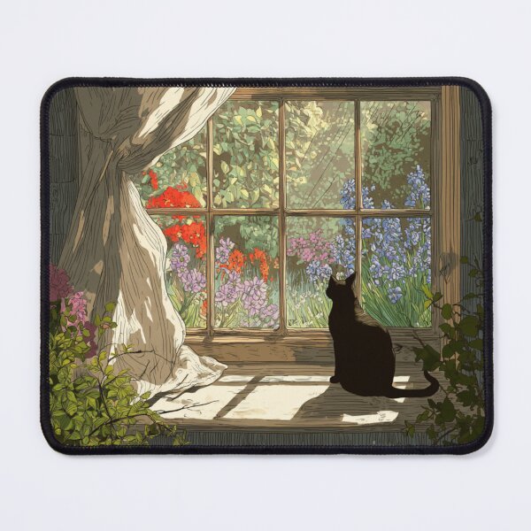 Item preview, Where Spring Enters – Cozy Open Window designed and sold by JLCableStudio.
