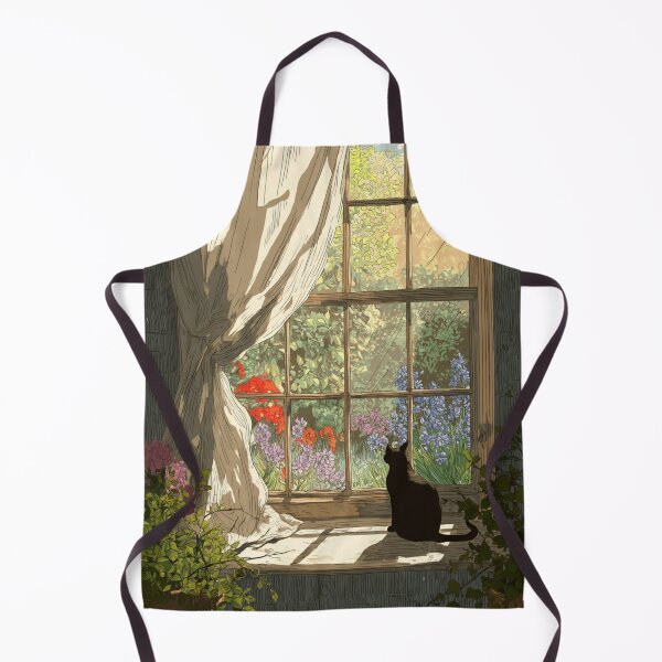 Item preview, Where Spring Enters – Cozy Open Window designed and sold by JLCableStudio.