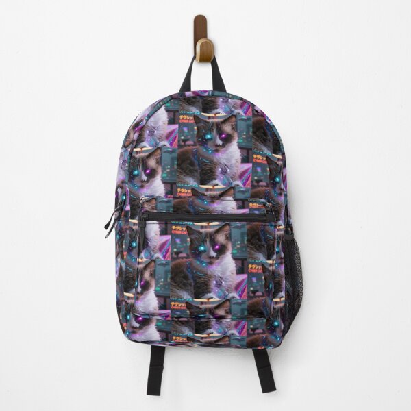 Item preview, Cyber punk cat designed and sold by HuntsmithMerch.