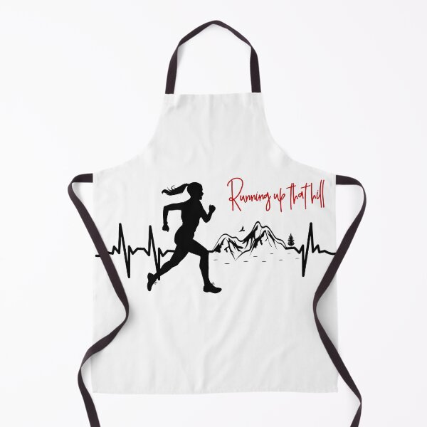 Item preview, Running Up That Hill Minimalist Typography Design – Motivational Aesthetic Fitness Quote Art designed and sold by ArcticFoxStudio.