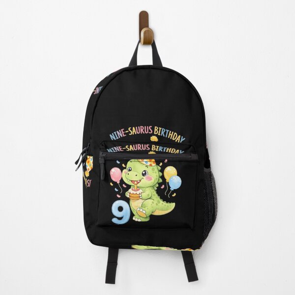 Item preview, Cute Watercolor Nine-Saurus Dinosaur 9th Birthday funny Dinosaur party - Age 9 Boy Girl designed and sold by Adventure paradise ⭐⭐⭐⭐⭐.