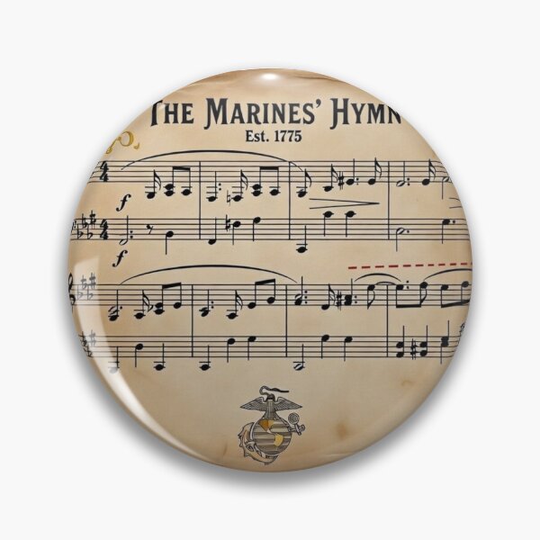 Item preview, Marine Hymn designed and sold by HardHatDogTag.