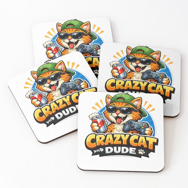 Item preview, Crazy Cat Dude designed and sold by taylortails.