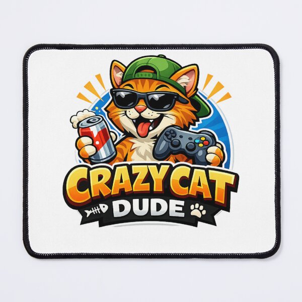 Item preview, Crazy Cat Dude designed and sold by taylortails.