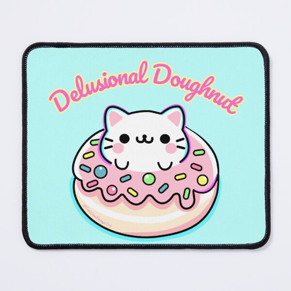 Item preview, Delusional Doughnut Cat designed and sold by Creative Design Cat.
