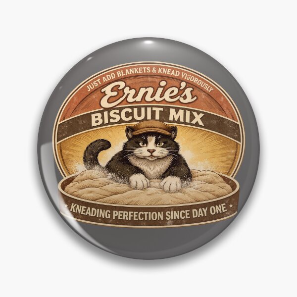 Item preview, Ernie's Biscuit Mix - Funny Cat Product Design/Domestic Cat Chaos  designed and sold by Halejo68.