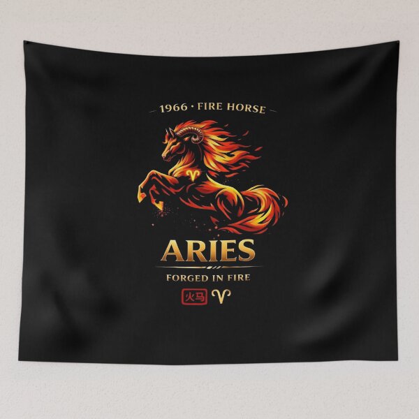 Item preview, 1966 Fire Horse Aries Born in Fire designed and sold by 97Ts.