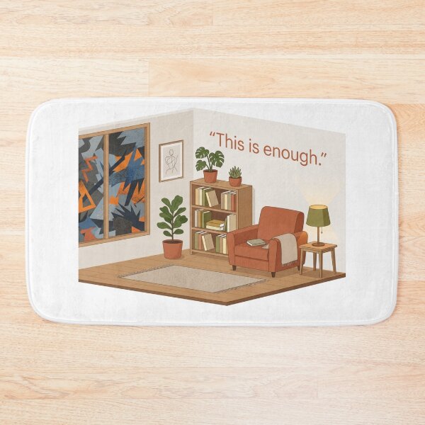 Item preview, Introvert Safe Space – Cozy Quiet Room Aesthetic Design designed and sold by Quiet Mode Studio.