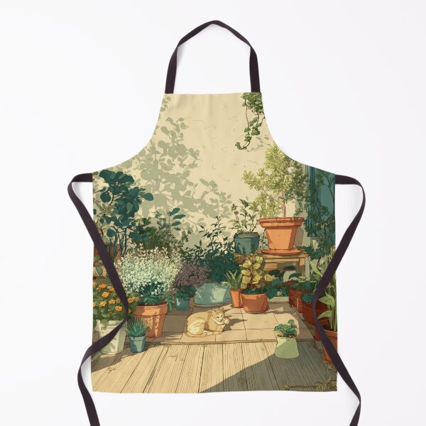 Item preview, Sunlit Corners – Cozy Spring Terrace designed and sold by JLCableStudio.