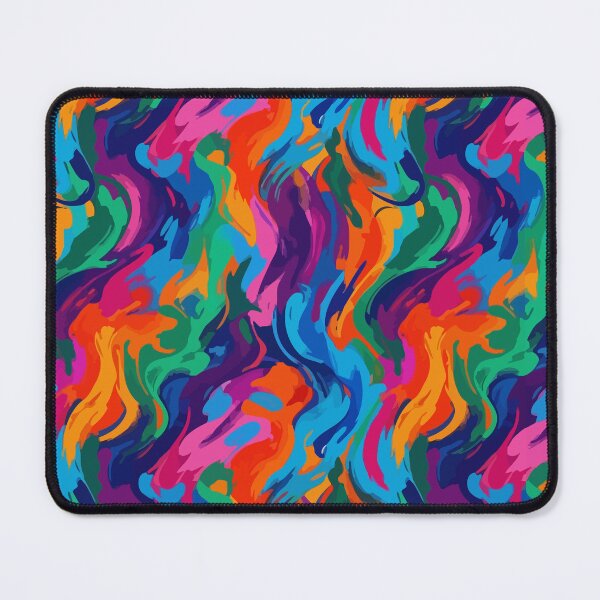 Item preview, Bright Abstract Brushstroke – Vibrant Colorful Wall Art for Aesthetic Bedrooms designed and sold by RidaSalArt.